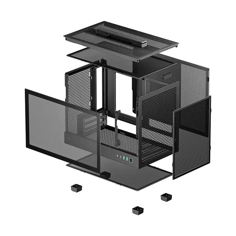 Carcasa DEEPCOOL CH160, Mini Tower, Black — miniatură
