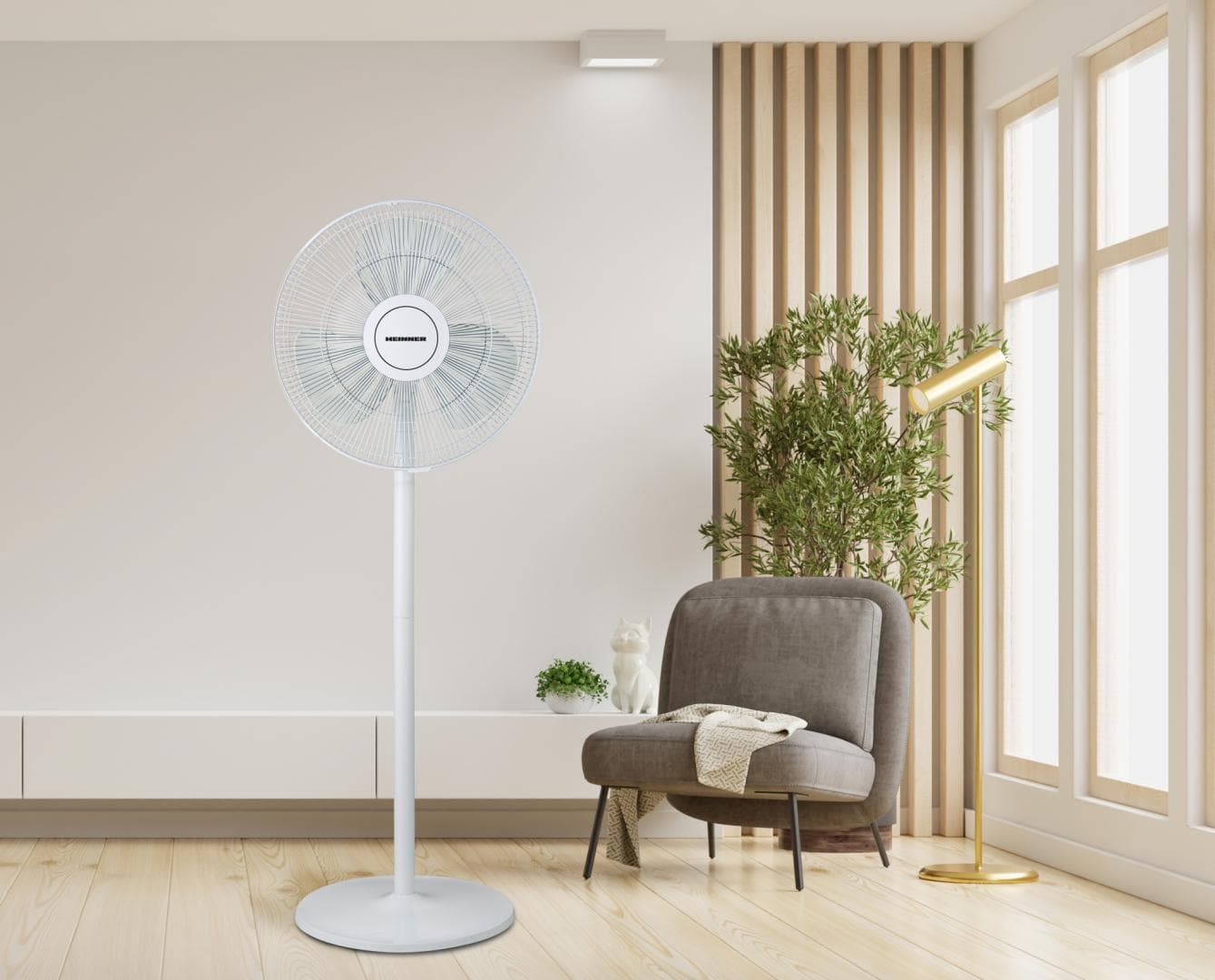 VENTILATOR CU PICIOR HEINNER HSF-M50WH — miniatură