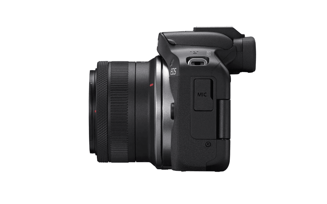 Aparat foto Canon Eos R50 BLACK KIT + Obiectiv RF-S18-45mm F4.5-6.3 IS STM, mirrorless, 24.2 Megapixeli, Procesor Digic X, Montura RF, Senzor APS-C 22.3 x 14.9mm, Aspect 3:2, Focalizare: Dual Pixel CMOS AF II, 100 % pe orizontală şi 100 % pe verticală (selectare automată), 90 % pe orizontală şi 100 — miniatură
