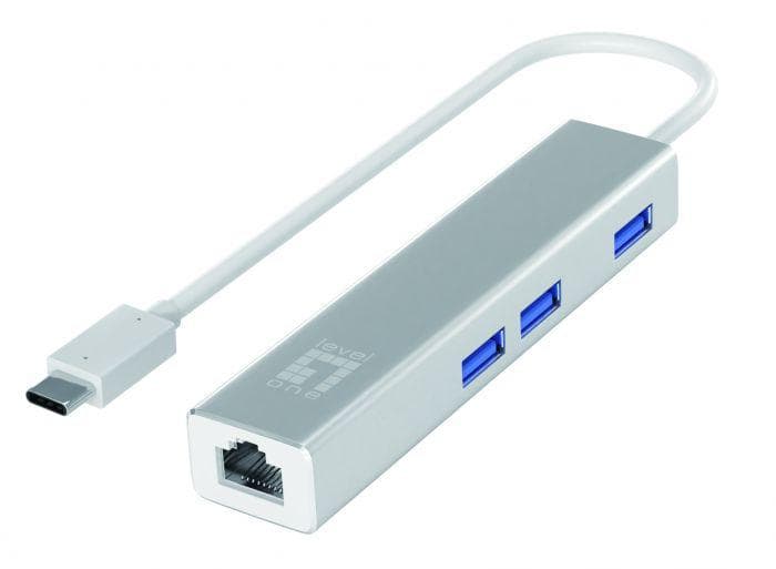 USB Adapter LevelOne USB-0504, Gigabit, Single - Band — miniatură