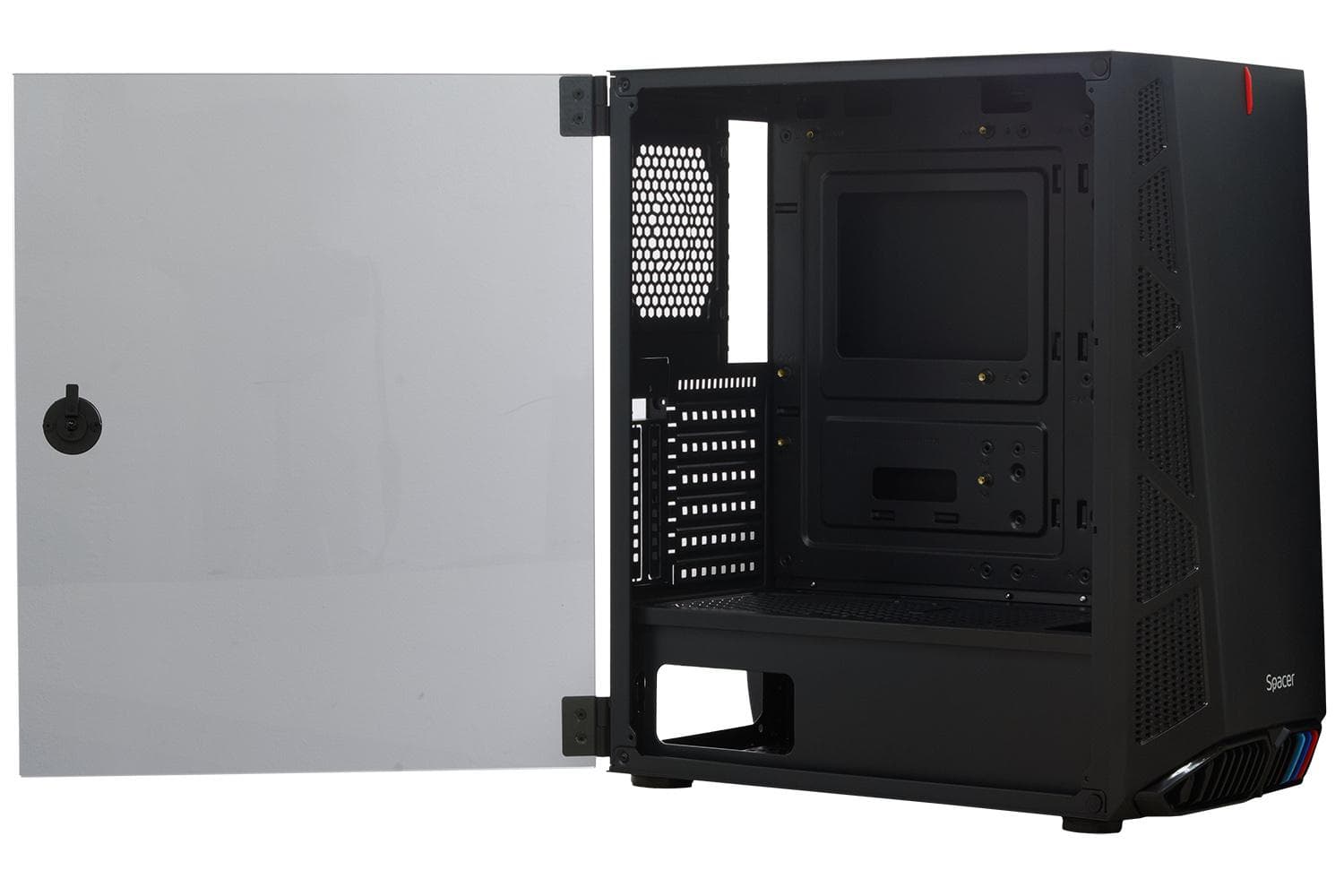 Carcasa SPACER Hunter, Mid Tower, Black — miniatură
