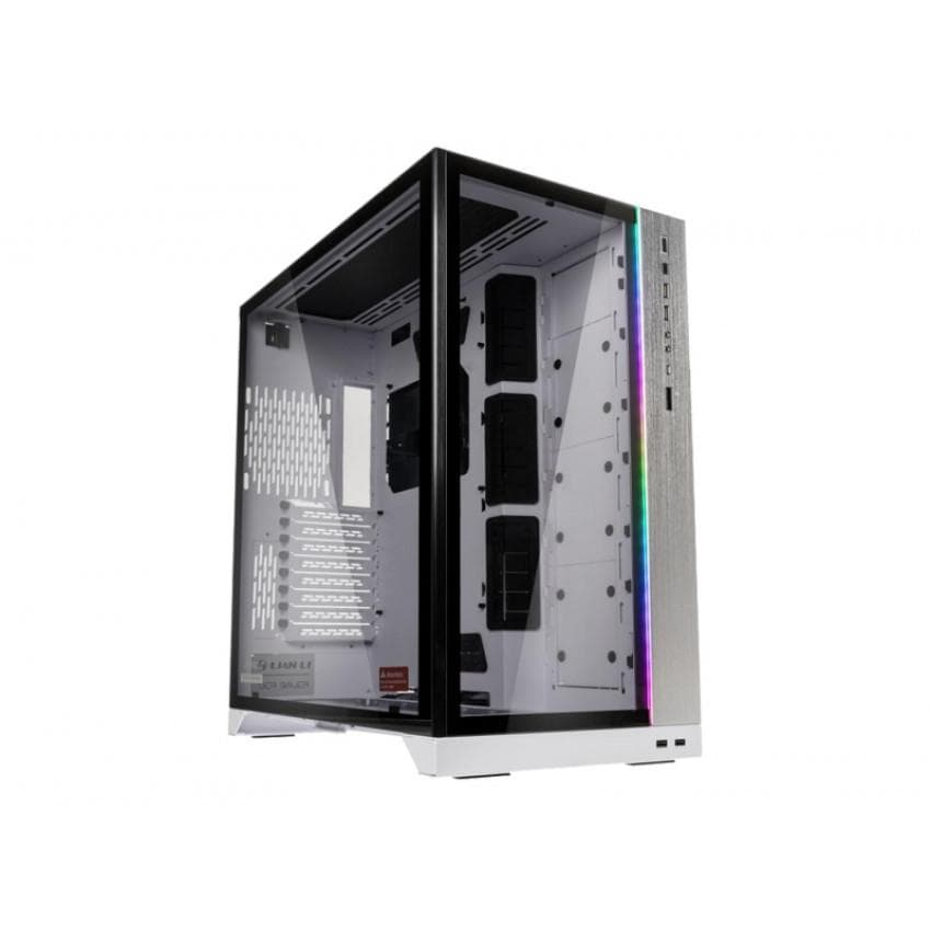 Carcasa LIAN LI 011 Dynamic XL, RGB, Mid Tower, White