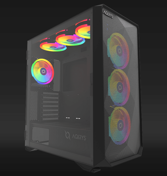 Carcasa AQIRYS Arcturus Pro 2.0, RGB, Mid Tower, Black