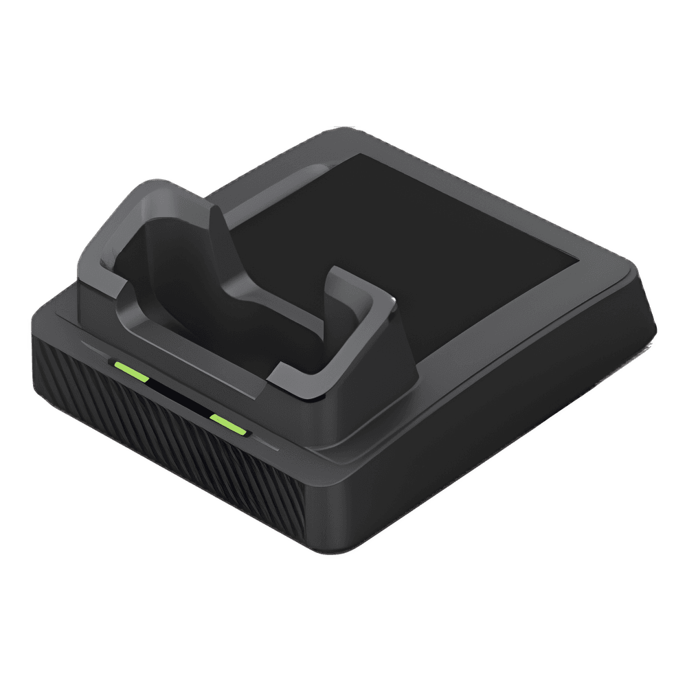 Hikvision DS-MH1421-202 Desktop Charging Dock for PDA DS-MDT202 | 2-in-1 Docking Cradle | Simultaneous Device and Battery Charging | 12V 2A | 123g | 118.9x109x48.3mm — miniatură