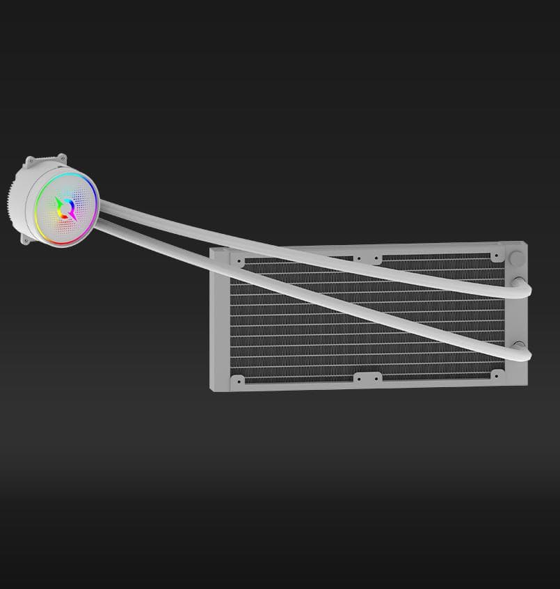 Cooler Procesor AQIRYS AQUARIUS 240 AIO, Lichid, 2 ventilatoare, aRGB — miniatură