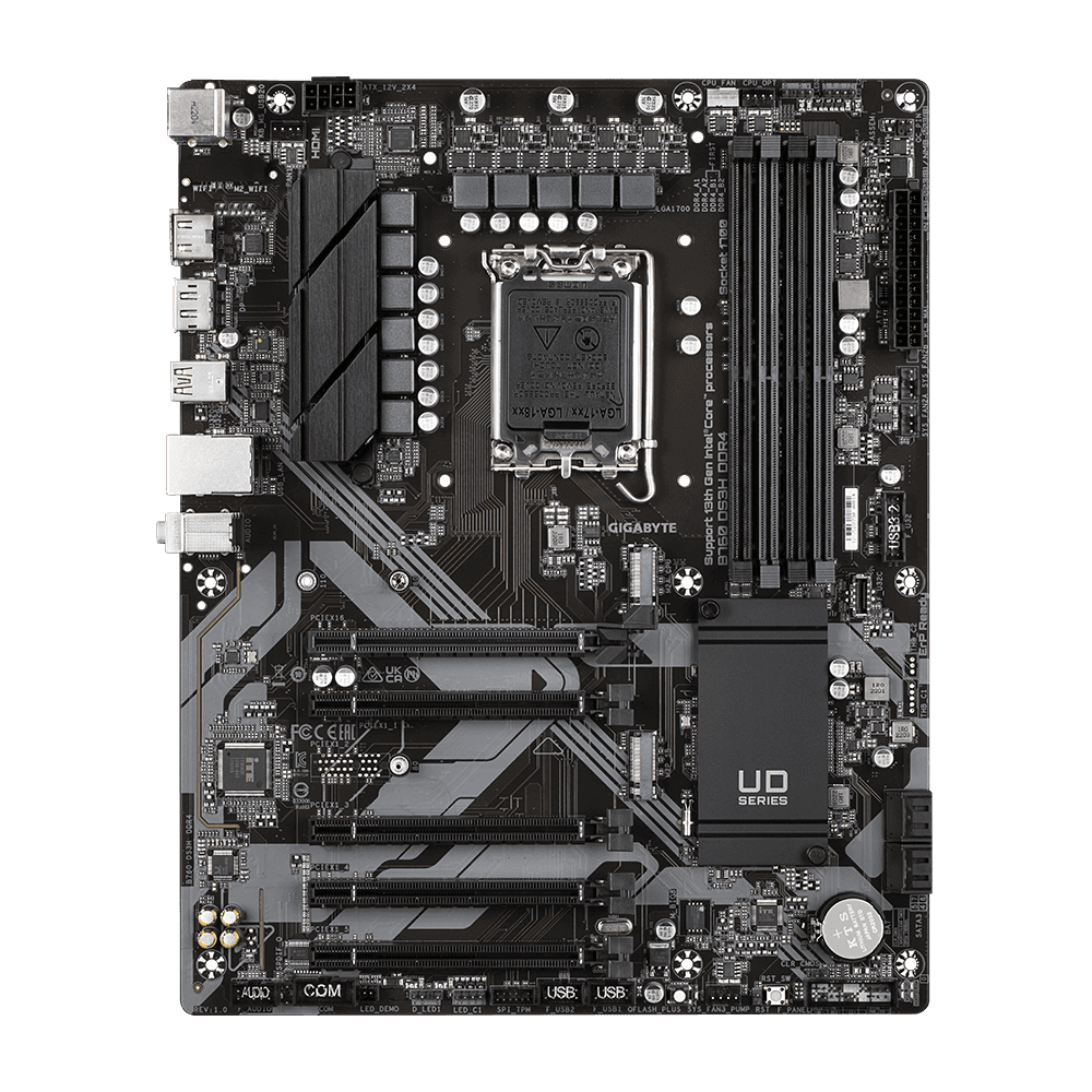 Placa de baza Gigabyte B760 DS3H, Socket 1700, DDR5, ATX — miniatură