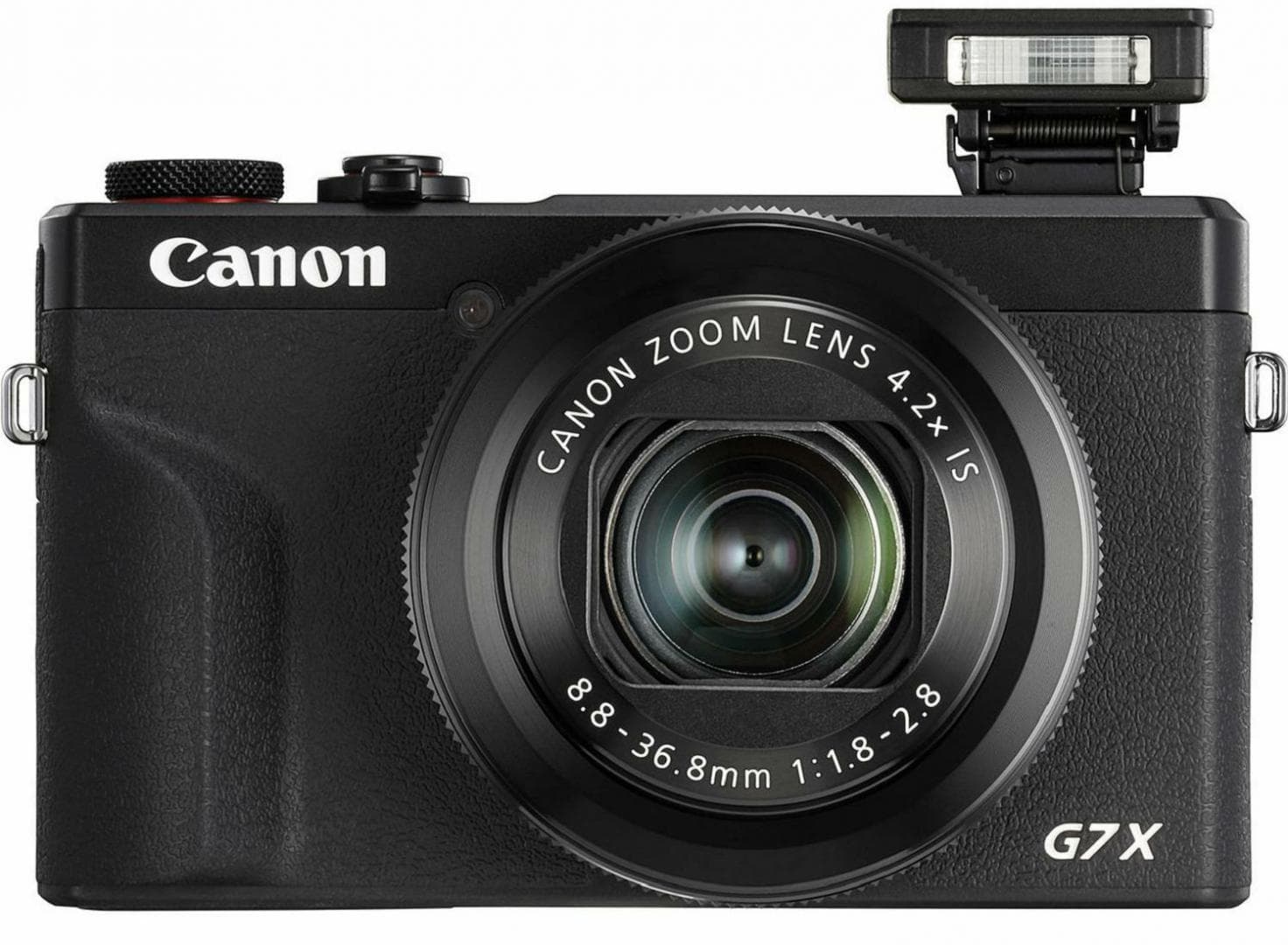 Camera foto Canon PowerShot G7x MARK III, 20.1Mpx, sensor CMOS, procesor DICIC 8, zoom optic 4.2x, stabilizare optica, autofocus, macro 5cm, touchscreen 3" rabatabil, face detection, video (4K) 3840 x 2160, 29.97 / 25fps, (Full HD) 1920 x 1080, 119.9 / 100 / 59.94 / 50 / 29.97 / 25 fps, HDMI type — miniatură