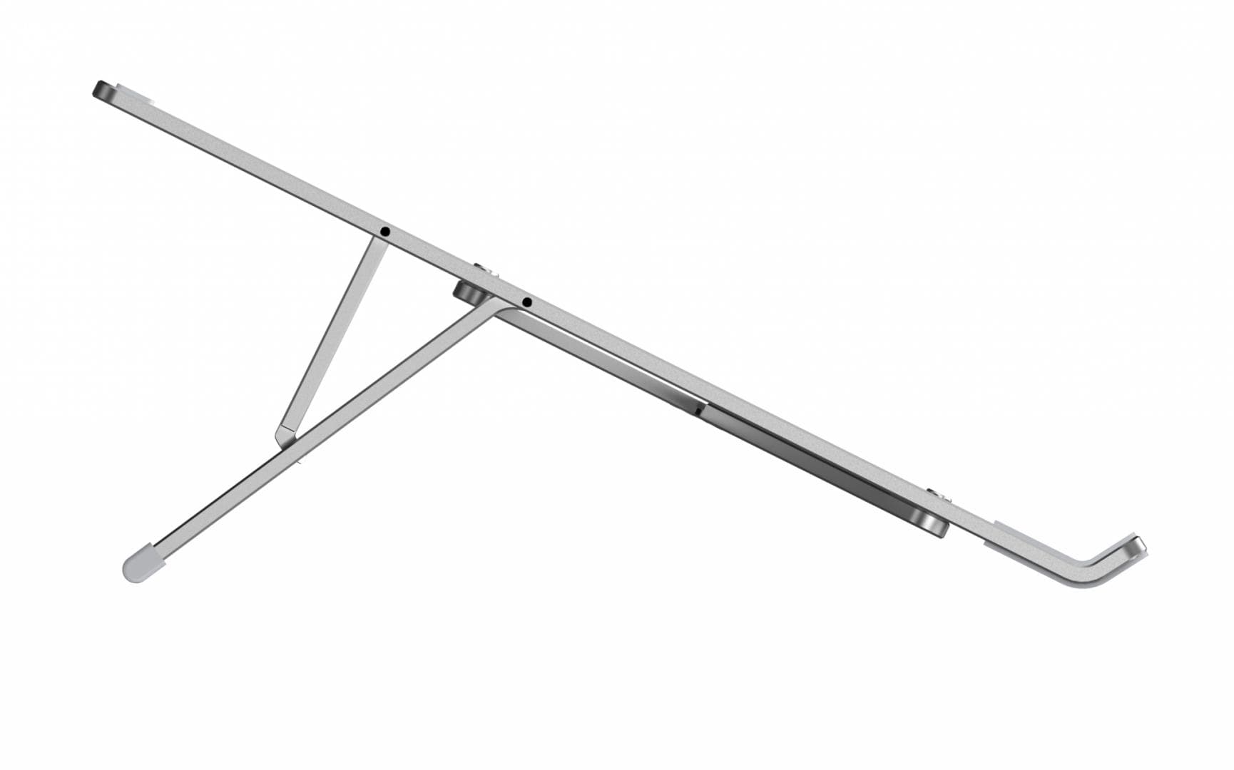 Suport laptop Serioux, SRXNCPU6L, material aluminiu, dimensiune deschisă: 197x245x4mm,dimensiune pliată: 60 x 245 x 4mm, grosime: 4mm, greutate: 215g, dimensiune compatibilă: până la 15.6 ", culoare argintiu, 5 unghiuri ajustabile — miniatură