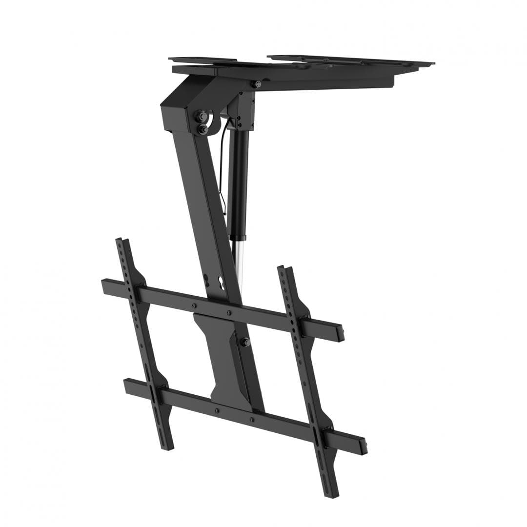 Suport TV Motorizat Serioux 43-86" 45kg compatibilitate dimensiune ecran 43"-86" VESA 200x100 - 800x400, greutate maxima suportata 45kg Tilt 0~-80° Screen Level +2°~-2° — miniatură