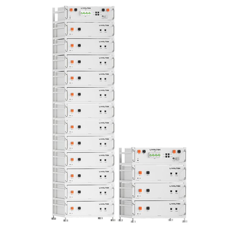LIVOLTEK C&I storage combiner box for BHF-G series; used when clustering, occupies 3 spaces, supports 5 parallel