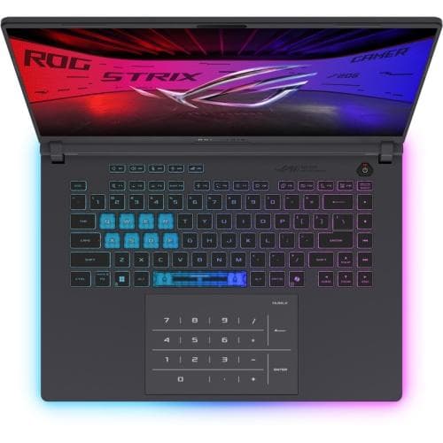 Laptop Gaming ASUS ROG Strix G16, cu procesor Intel Core i7-14650HX, 16'' IPS, 16 GB DDR5, 512 GB, NVIDIA GeForce RTX 5050, 12GB GDDR7, Fara OS — miniatură