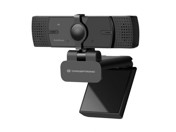 Camera Web Conceptronic AMDIS07B, rezolutie video 4K, USB 2.0, Negru — miniatură