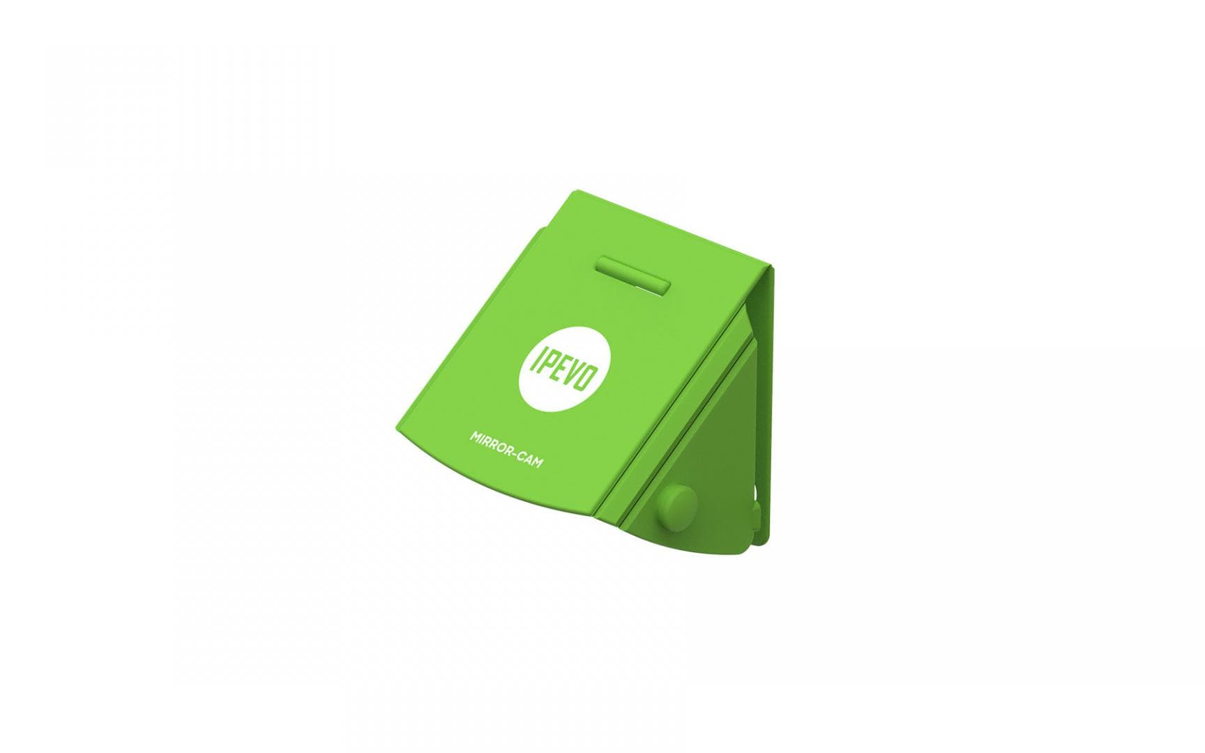 Oglinda camera web Ipevo, compatibila cu laptop-uri cu ercrane mai subtiri de 66mm, verde — miniatură