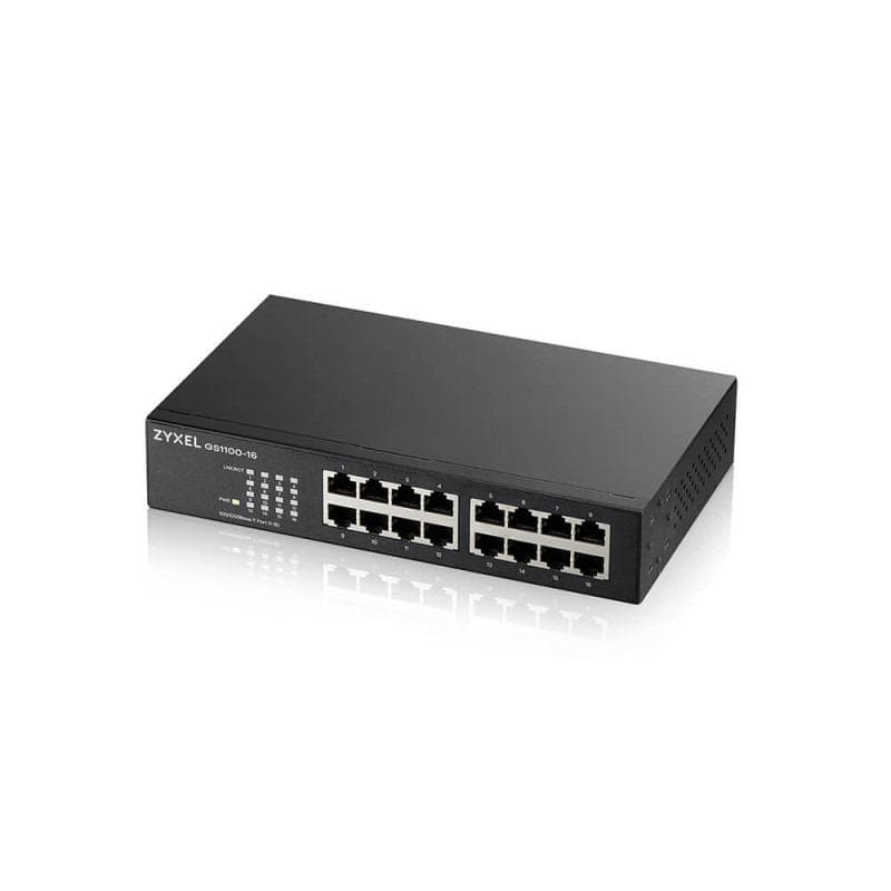 Switch ZYXEL GS1100-16, 16-port, 10/100/1000 Mbps — miniatură