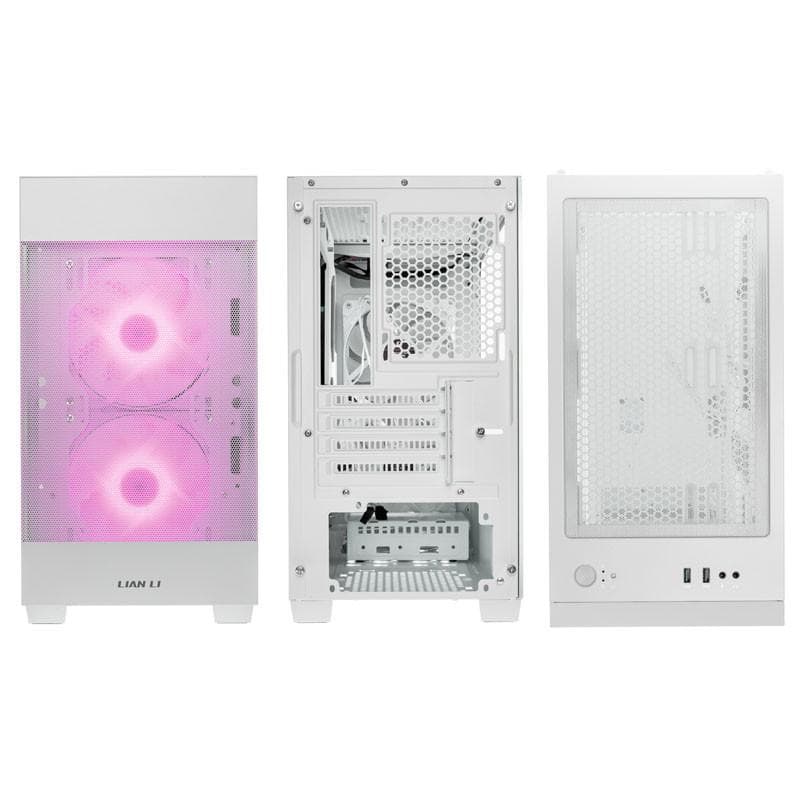 Carcasa LIAN LI LANCOOL 205, RGB, Mini Tower, White — miniatură
