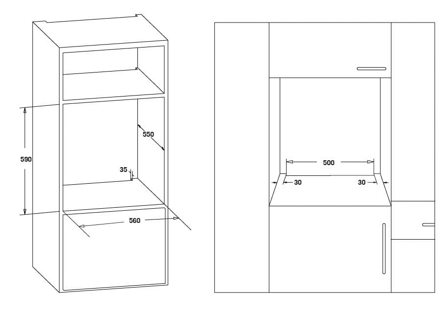 CUPTOR INCORPORABIL HEINNER HBO-S624LTG-IX — miniatură