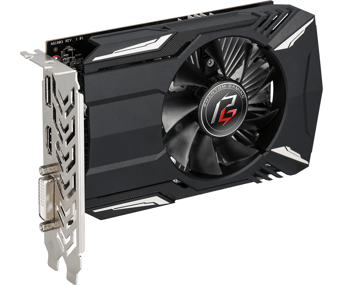 Placa video ASRock Radeon RX 550, 4GB GDDR5, PCI Express 3.0, 128bit — miniatură