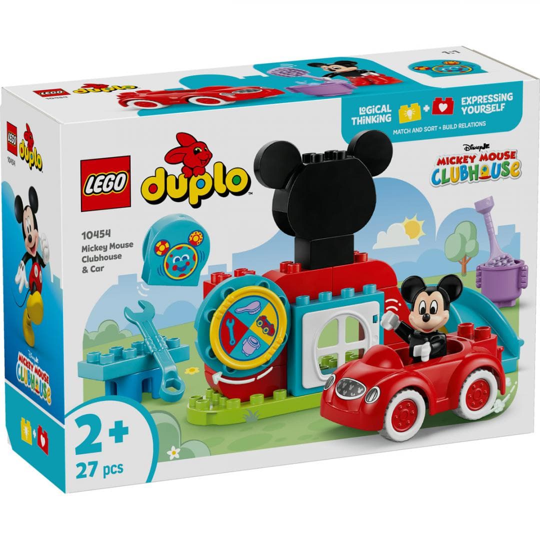 MICKEY MOUSE LOC DE JOACA SI MASINA, LEGO 10454 — miniatură
