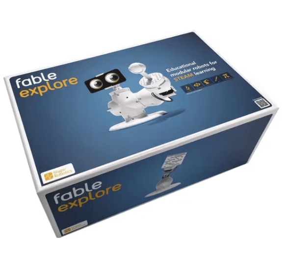 Pachet kit Robot cu braț multifuncțional 6 x Fable Go și 6 x Fable Explorer, 6 x Tableta Lenovo M8 Tip robot: modular, dispune de mai multe subansamble care pot fi combinate pentru a realiza aplicatii educationale; O configuratie a robotului poate fi asamblata — miniatură