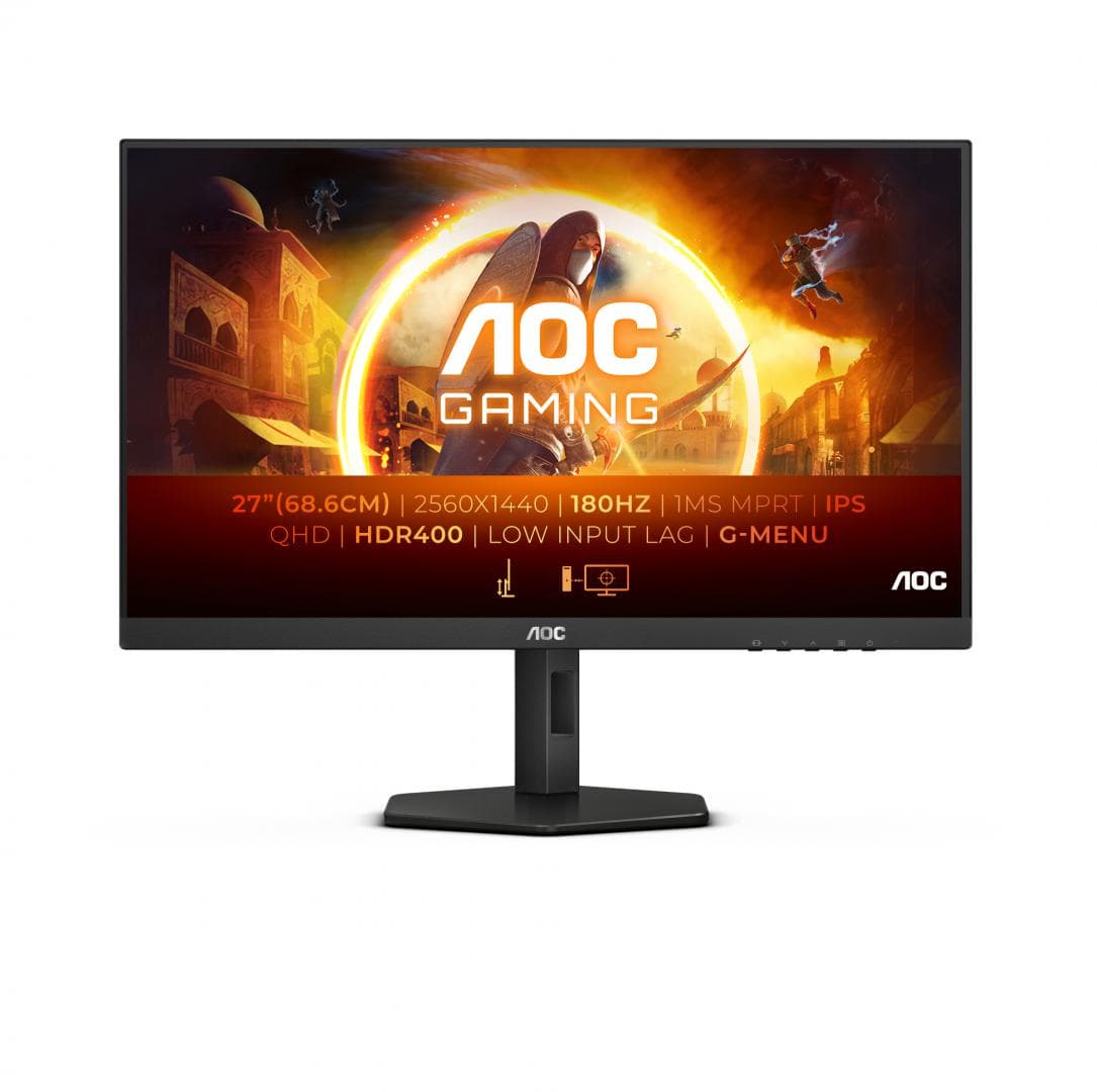 Monitor Gaming AOC Q27G4X, 27", 2560 x 1440 pixeli, Black, Red
