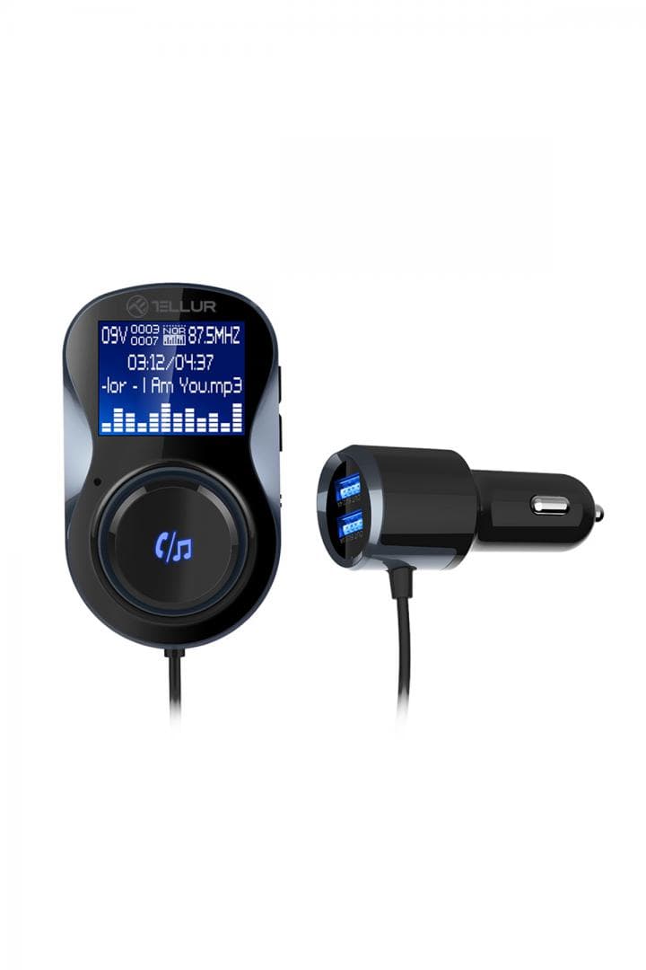 Modulator FM Bluetooth FMT-B4, negru — miniatură