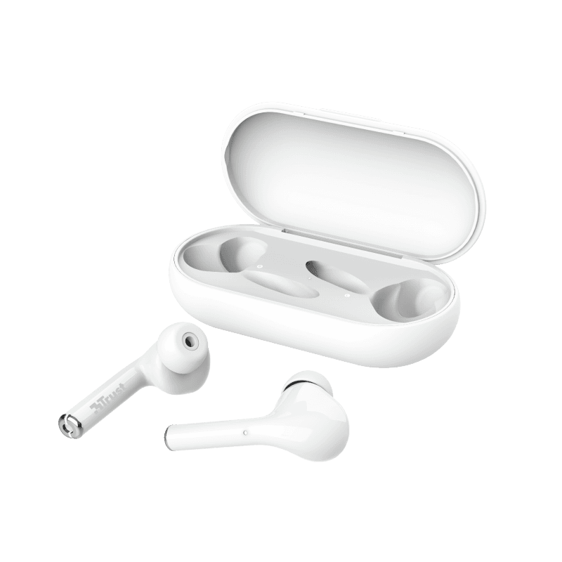 Casti In-ear Trust Nika, Wireless, Alb — miniatură