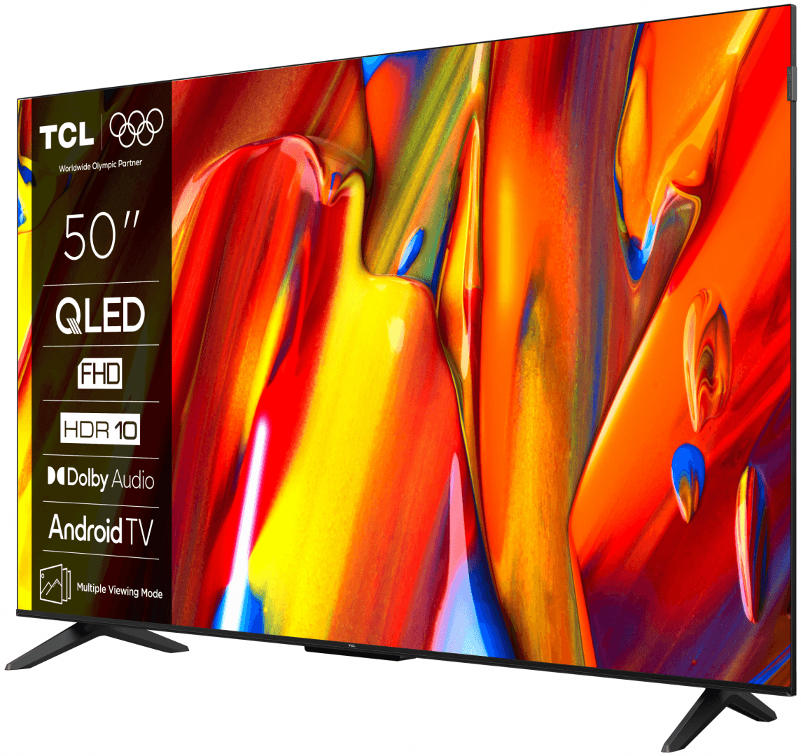 Televizor Smart QLED TCL 50V5C, 126 cm, Full HD, Negru — miniatură
