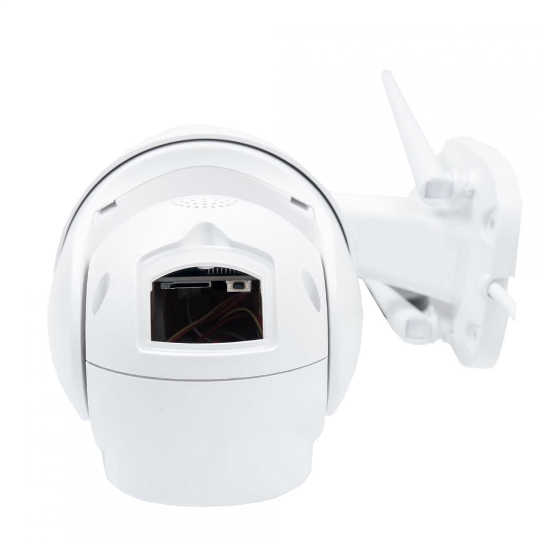Camera supraveghere video wireless PNI IP230T 1080P cu PTZ, stand-alone, H264+ suporta microSD 128GB, Night Vision, aplicatia Tuya, P2P, Android, iOS, pentru interior si exterior, rotire dupa miscare, alarma la miscare, 2MP, Rezolutie: 1080P, lentila: f:3.6mm, Compresie: H.264 +, 1080P (1920 x — miniatură