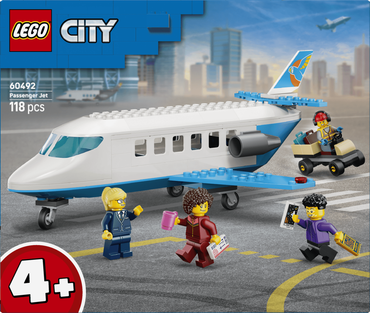 AVION CU REACȚIE PENTRU PASAGERI LEGO60492 — miniatură