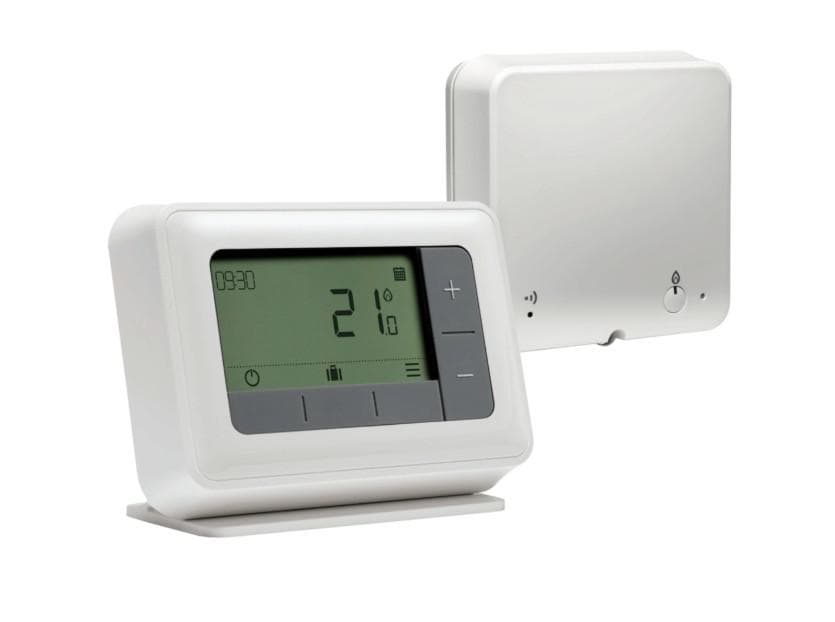 Termostat T4R wireless Honeywell Resideo Y4H910RF4072, dual on/off TPI – OpenTherm, functie de incalzire/racire, mod Vacanta (Holiday), programări 5+2, săptămânale sau zilnice, display LCD iluminat, alimentare cu 2 baterii de tip AA, dimensiuni 136 x 98 x 62 mm - Cadou: SURUBELNITA STANLEY