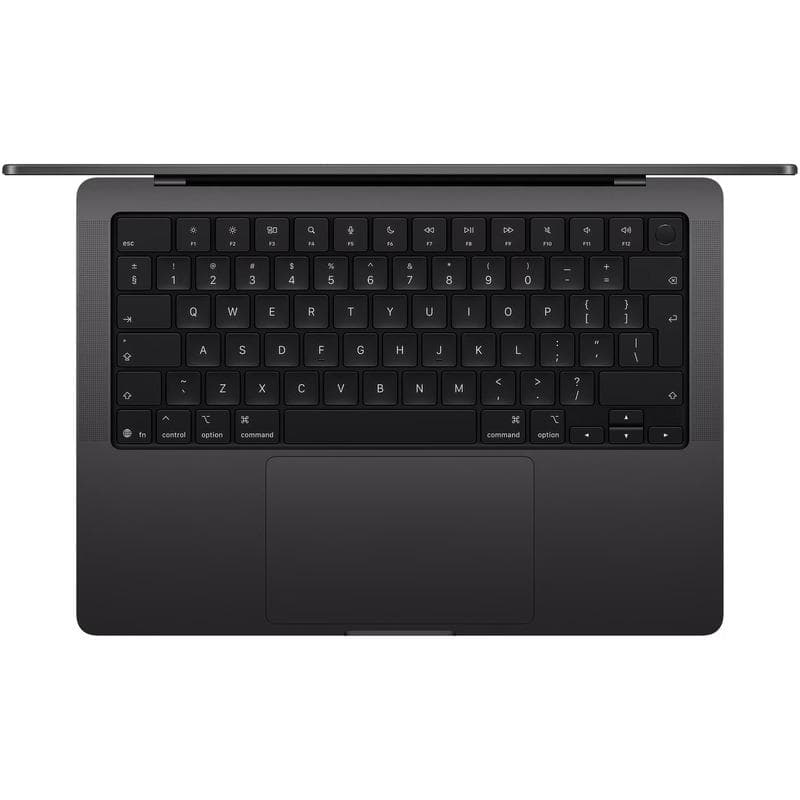 MacBook Pro 14.2"/Apple M5 (CPU 10-core, GPU 10-core, Neural Engine 16-core)/32GB/512GB - Space Black - INT KB - (No Adapter) - 2025 (Cto from MDE04RO/A) — miniatură
