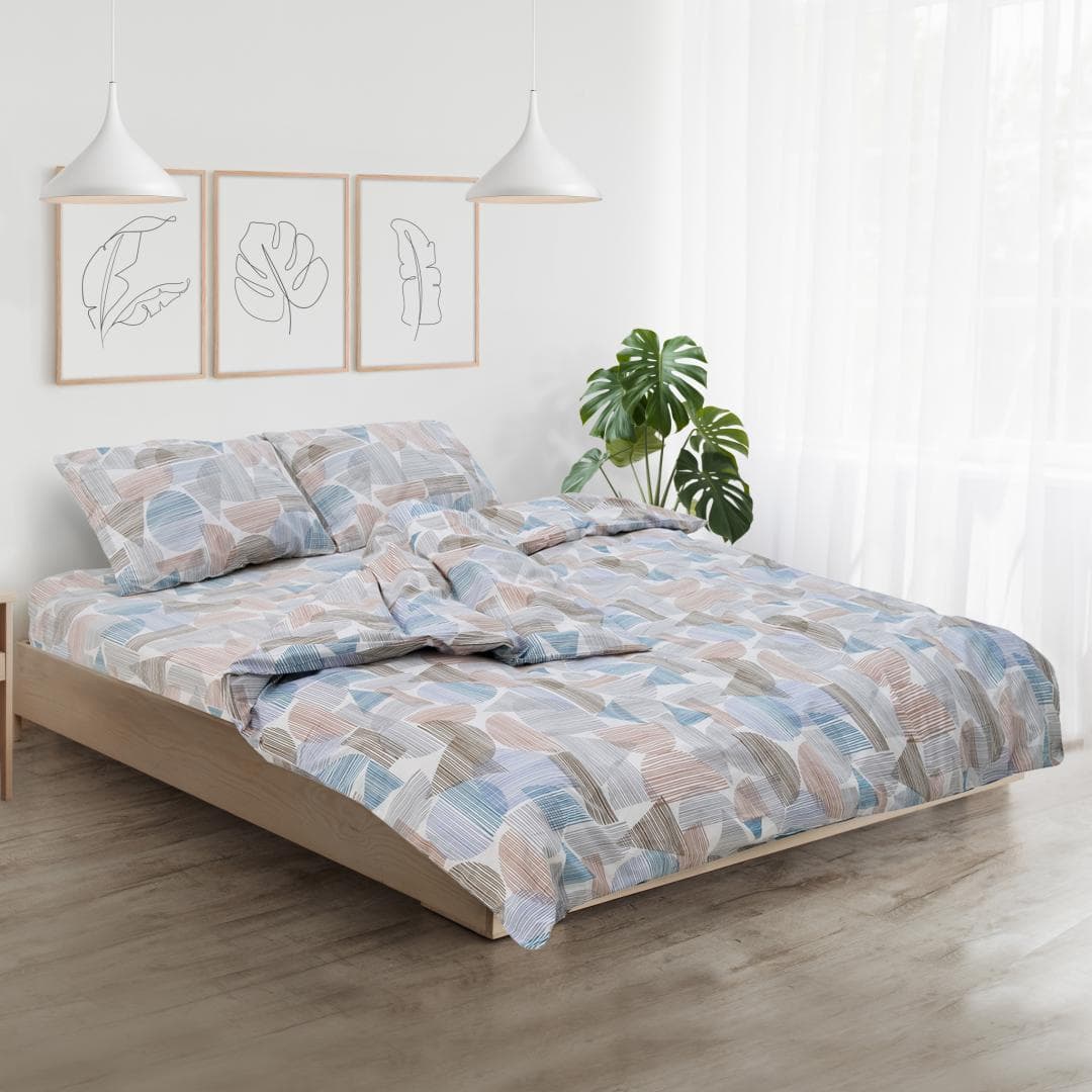 Set de pat king size bumbac,144 TC,Ronda — miniatură