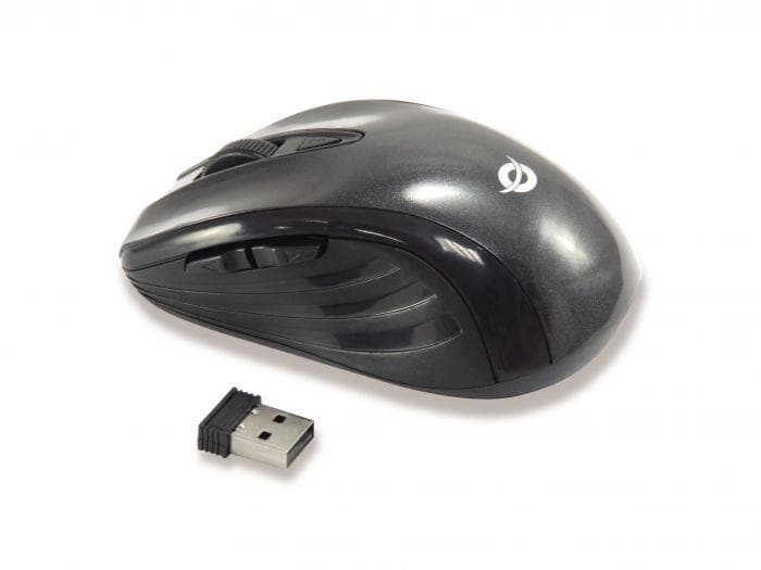 Mouse Wireless CONCEPTRONIC Optical Wireless 5-Button Travel Mouse, 1600 dpi, Multicolor — miniatură
