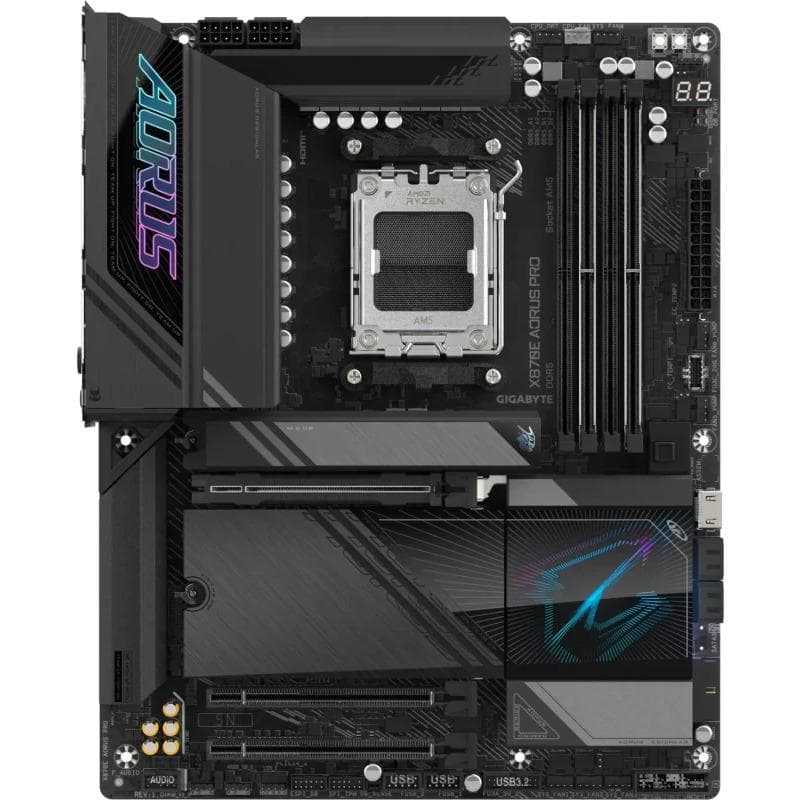 Placa de baza Gigabyte X870E AORUS PRO, Socket AM5, DDR5, ATX — miniatură