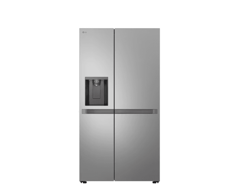 Side by side LG GSL40PYPE, 638 l, No Frost, Compresor Smart Inverter, LinearCooling, Smart diagnosis, Clasa E, Dozator apa, H 179 cm, Argintiu