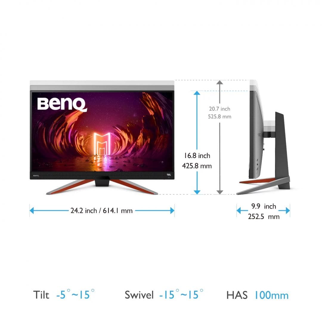 Monitor Consumer BenQ EX2710Q, 27", 2560 x 1440 pixeli, Black — miniatură