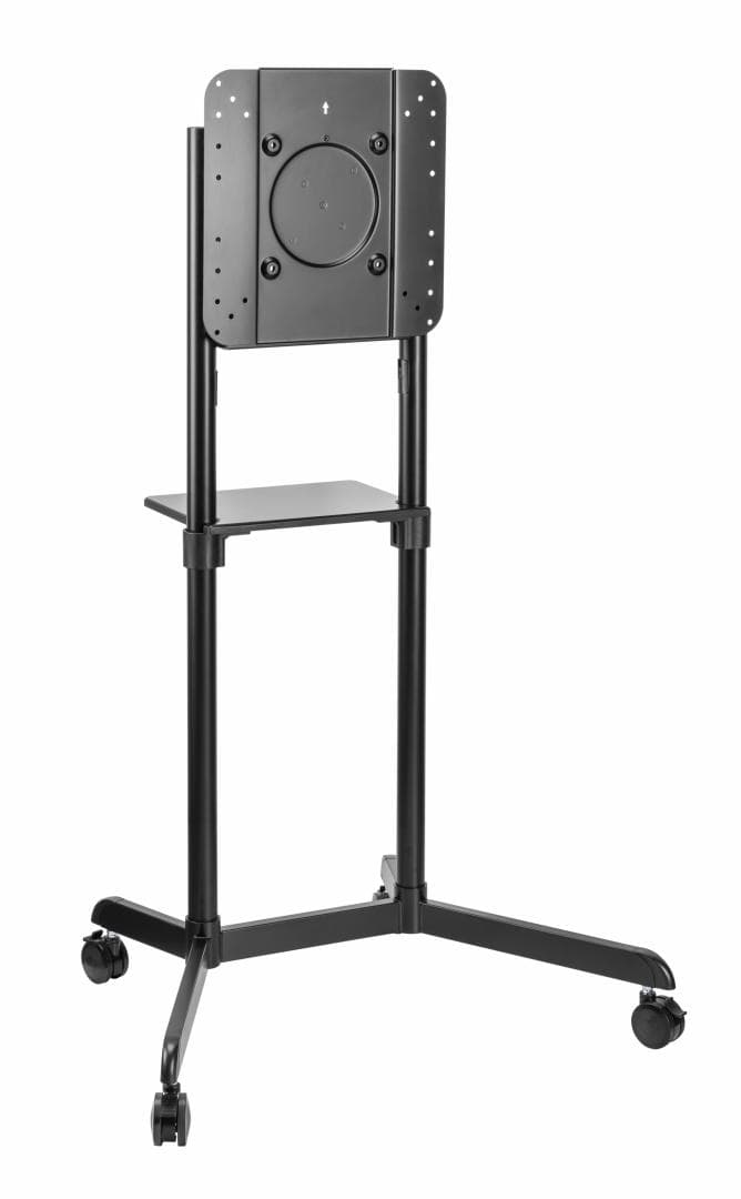 Stand TV mobil Serioux TV11-46TW, parti metalice: Cadru principal vertical, Brațele de prindere VESA, Placa de montaj TV, baza, fixarea se face cu ajutorul accesoriile incluse; dimensiuni: 920x702x1595mm, compatibilitate dimensiune ecran: 37"-70", compatibil VESA: 200x200, 400x200, 300x300 — miniatură