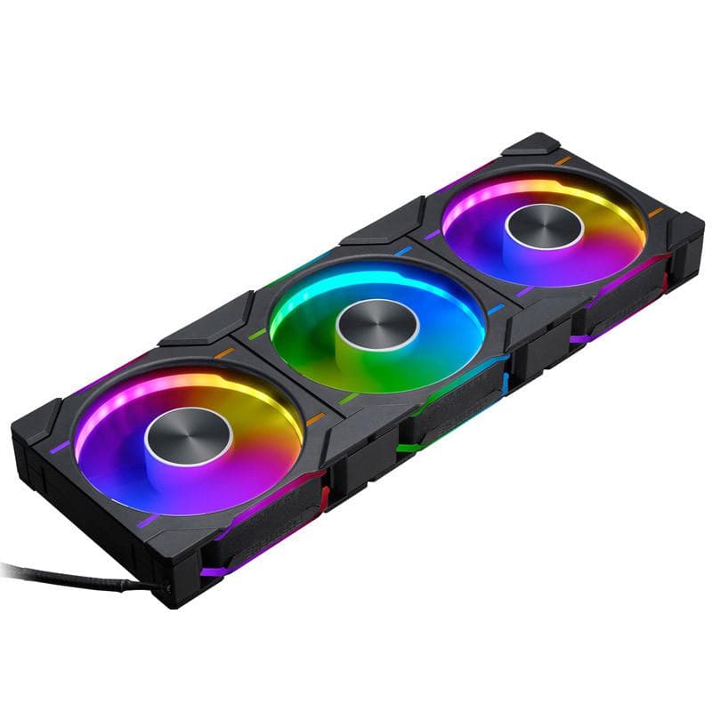 Ventilator Carcasa PHANTEKS D30-120 D-RGB Fan, 12 cm, 2250 RPM, 3 ventilatoare, RGB