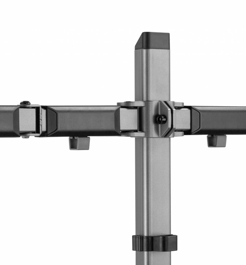 Suport 2 monitoare Serioux MM55-C024, compatibilitate dimensiune ecran 17"-32", greutate maximă suportata: (per ecran): 9kg, VESA: 75x75, 100x100, inclinare: +70°~-70°, pivotare: +90°~-90°, rotația ecranului: + 180°~-180°, instalare: clemă, grommet — miniatură