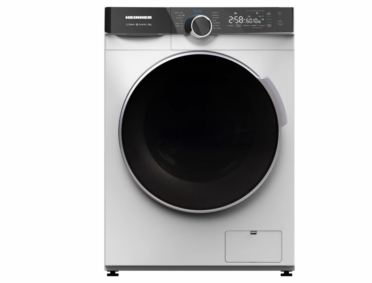Masina de spalat rufe incorporabila HEINNER HWDM-M814IVKB, 8/6 Kg, 1400 RPM, Clasa: B, Alb
