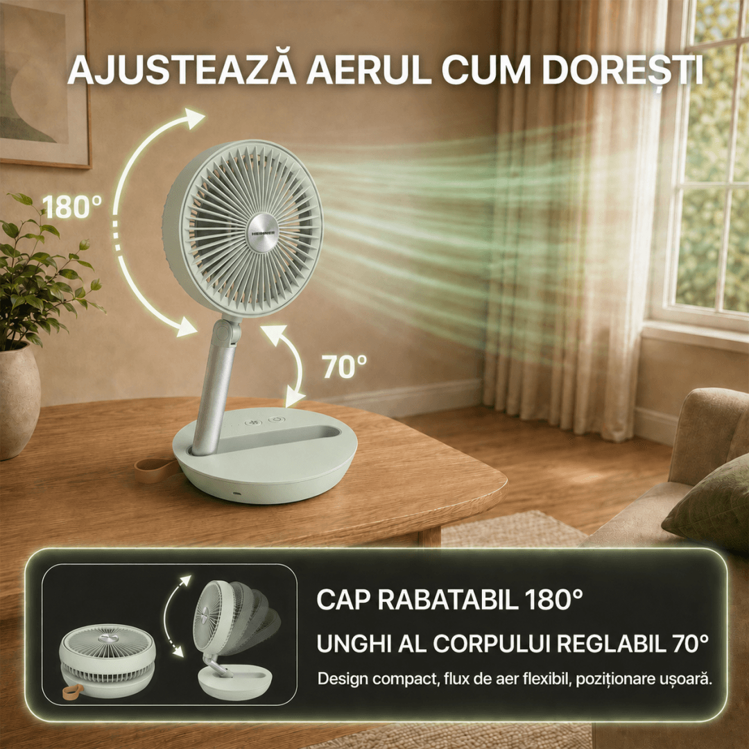 VENTILATOR PLIABIL HEINNER HMF-LC4000GR — miniatură