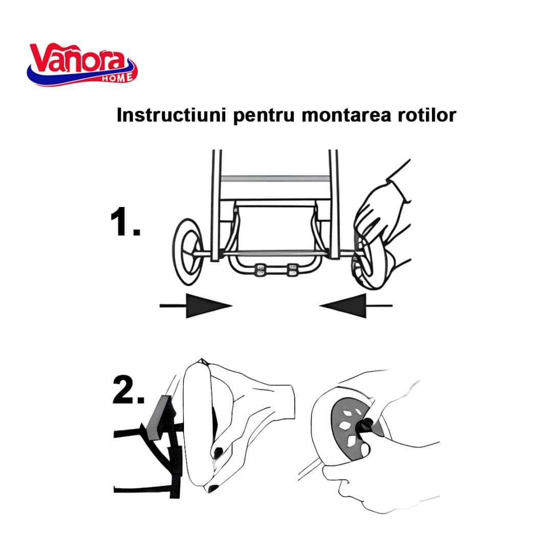 TROLER DE CUMPARATURI SMART,35L,ALBASTRU — miniatură