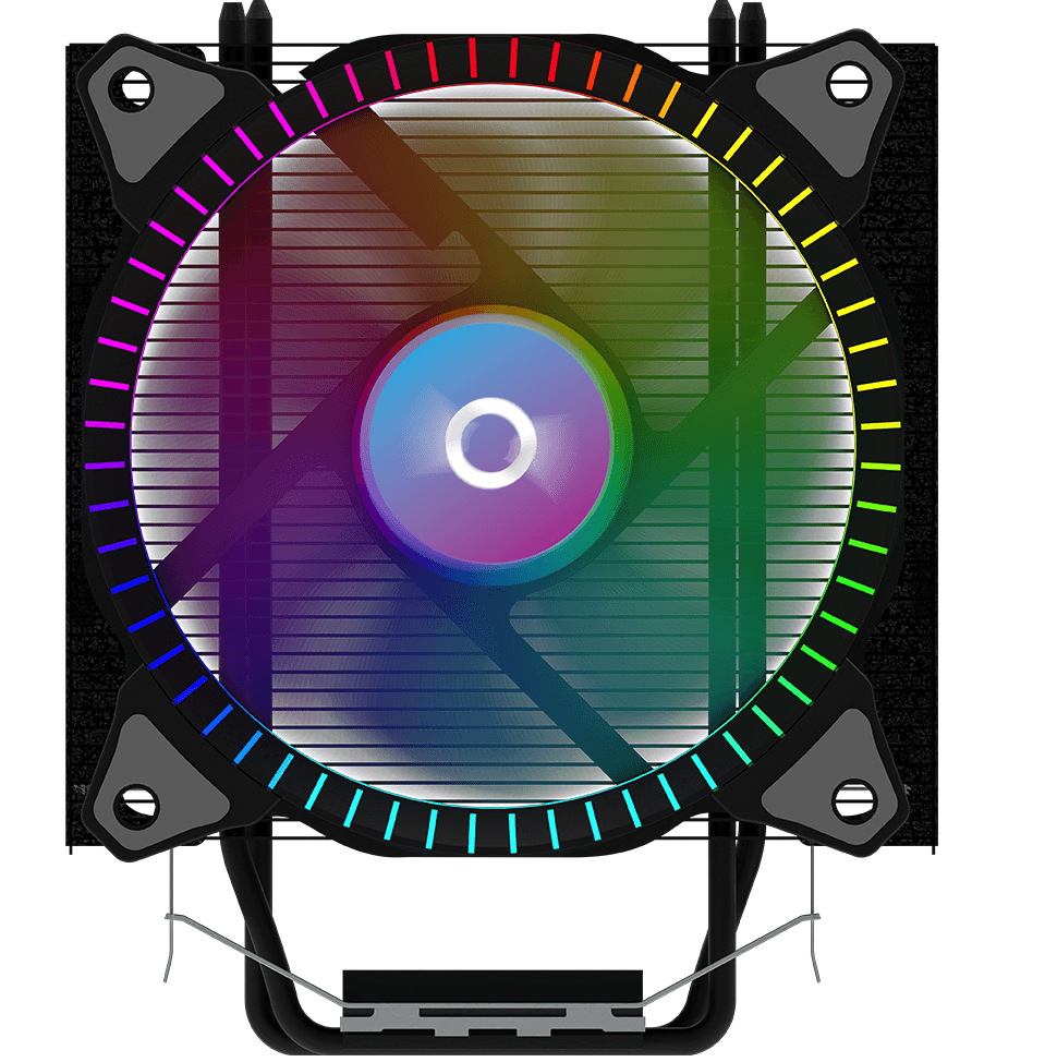 Cooler Procesor AQIRYS URANUS LS ARGB, Aer, 12 cm, aRGB — miniatură