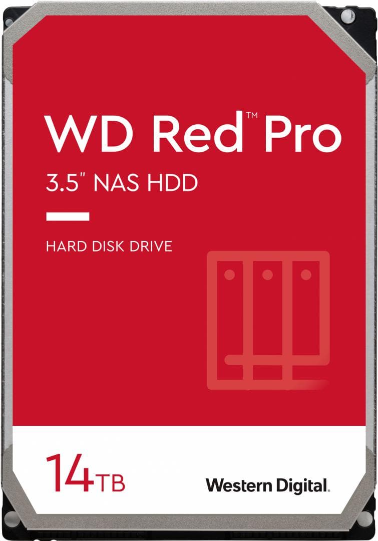 HDD NAS WD Red WD142KFGX, 14 TB, 7200 rpm, 512 MB, SATA III — miniatură