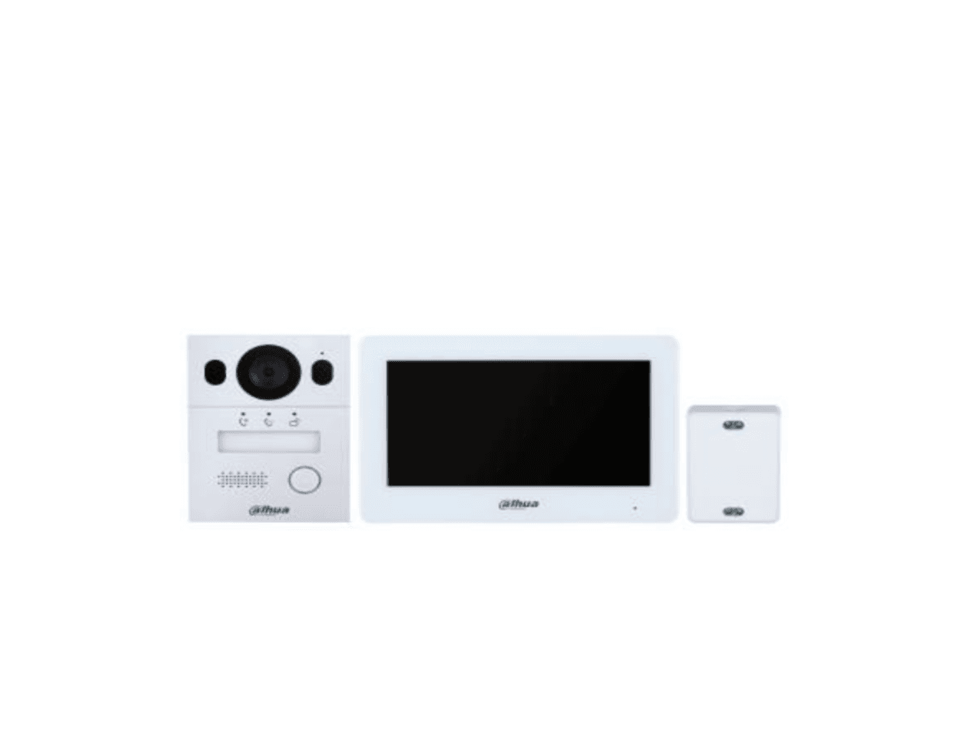 KIT Video Interfon Dahua DHI-KTX01(S; Monitor de interior hibrid Wi-Fi cu 2 fire: Ecran tactil capacitiv TFT de 7 inchi, comunică cu VTO prin half-duplex, iar aplicația prin full-duplex, Acceptă înregistrarea videoclipurilor și capturarea de instantanee. (Este necesar un card SD până la 64 GB)