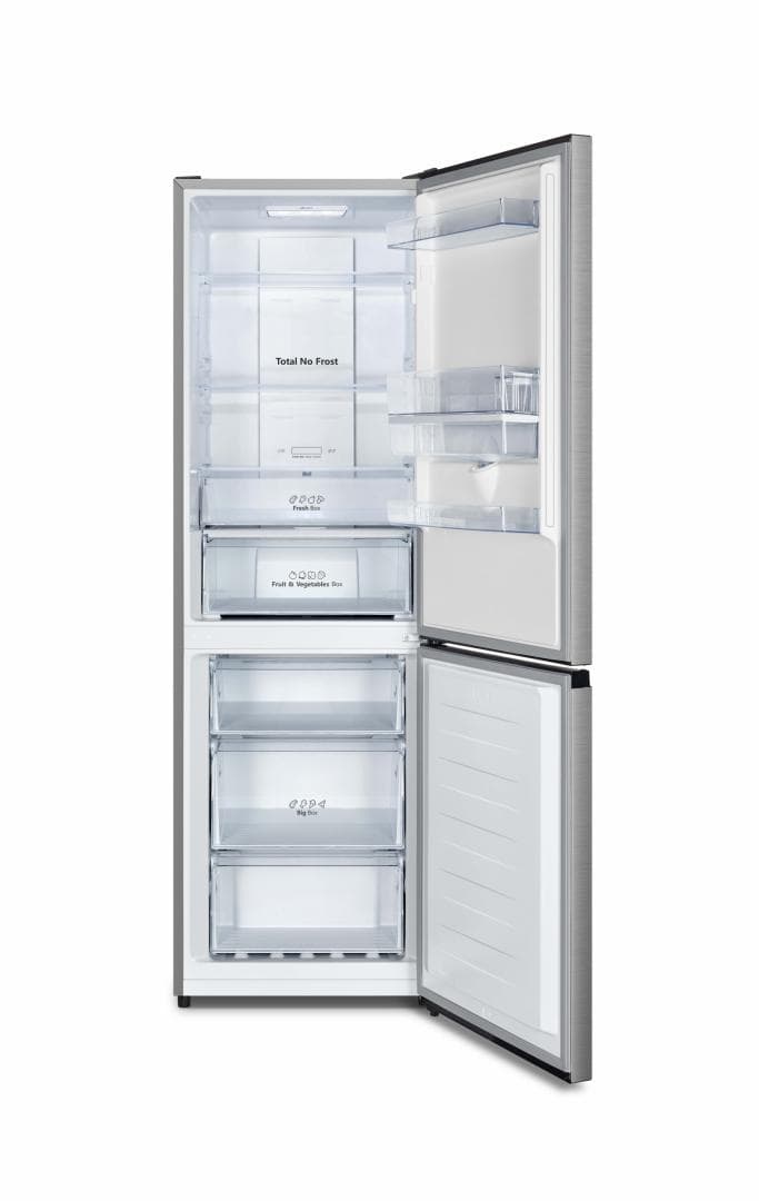 Combina frigorifica HEINNER HCNF-HS304XWDE++, No Frost, 304 l, Clasa: E, Dozator apa, Aspect inox — miniatură