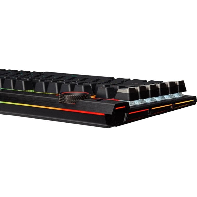 Tastatura Mecanica Gaming CORSAIR K100 RGB, RGB, USB, Negru — miniatură