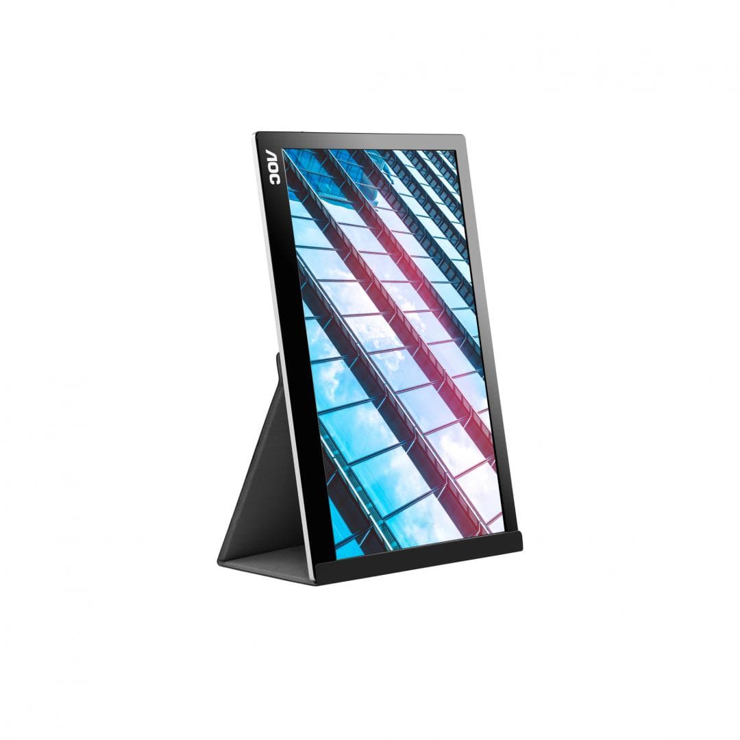 Monitor Consumer AOC I1601P, 15.6", 1920 x 1080 pixeli, Black, Silver — miniatură