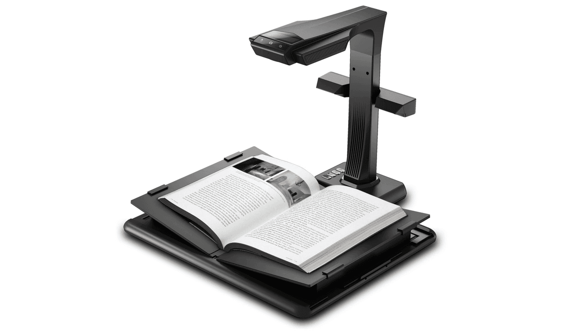 Scanner CZUR M3000 Pro, rezolutie 5246 x 3936 pixeli, 20MP, 300dpi, senzor CMOS, dimensiune maxima document A3, focalizare fixa, output JPG, PDF, Word, Excel, TIFF, pedala actiune, buton initiere scan, functie video, functie OCR