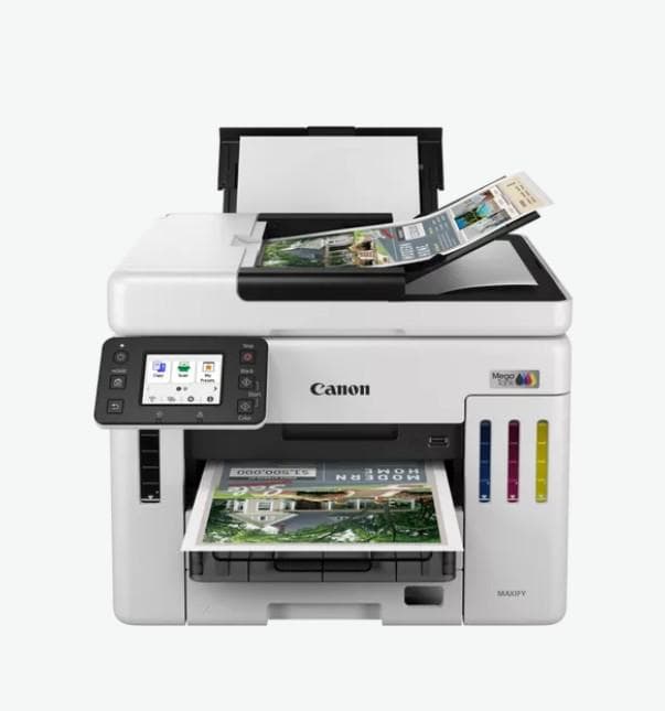 Multifunctional inkjet Canon Maxify GX7140, CISS, format A4, Color, Duplex, USB + LAN + Wi-Fi — miniatură